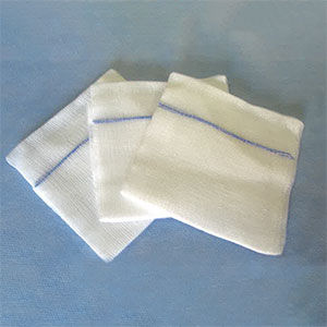 Cotton gauze compress - 81113-A - Hydrex International SARL - sterile / absorbant