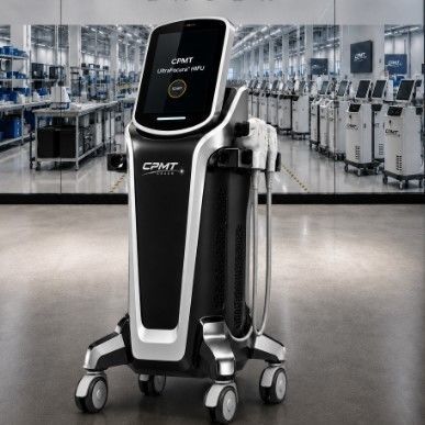 HIFU skin rejuvenation unit - UltraFocura™ - CPMT Laser - trolley-mounted