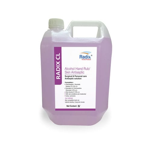 70% hand sanitizer - CL - Radix Hi-Care Products - 5000 mL