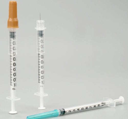 Tuberculin syringe - SN06012 series - GenSci Group - 1 ml / disposable / sterile