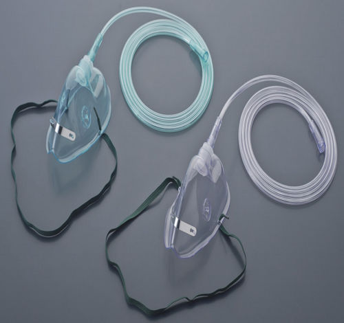 PVC oxygen mask - M010 series - GenSci Group - latex-free / adjustable / medium-concentration