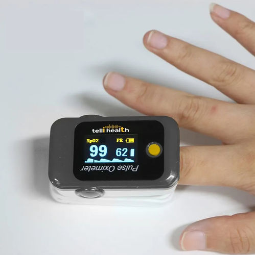 Fingertip pulse oximeter - Telli Health LLC - compact / medical / wireless
