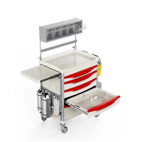 Hospital trolley - T008 - Topmodul - for traumatology / surgical / for general purposes