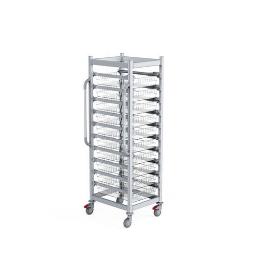 Hospital trolley - T4018-1 - Tongde Medical Technology (Ganzhou) Co., Ltd. - for general purposes / for medicine / for medical devices