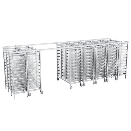 Modular shelving unit - Topmodul - for pharmacies / for container storage / sterilization