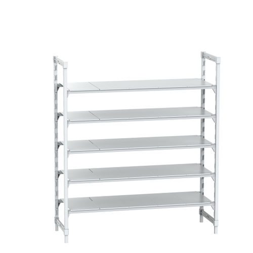 Modular shelving unit - JSD602172 - Topmodul - antibacterial / aluminium
