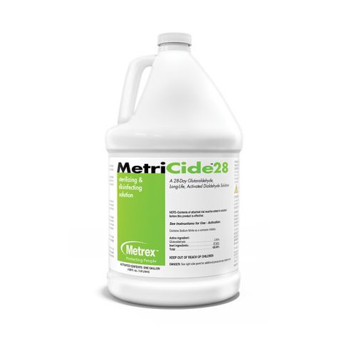 Surgical instrument disinfectant - MetriCide™ 28 - Metrex - for endoscopes / for dental instruments / for hospital furniture