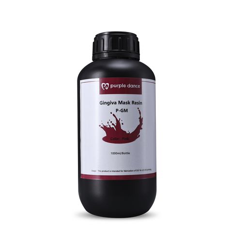 Resin dental material - P-GM - Shenzhen Purple Dance Technology Co., Ltd. - for 3D printing / gingival