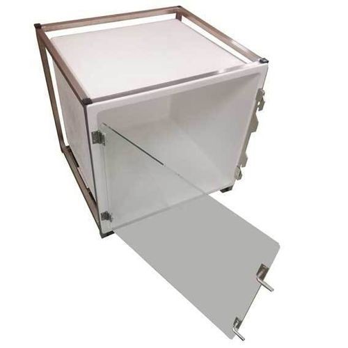 Cat veterinary cage - CP800000 - Vetinox - modular / on casters / stainless steel