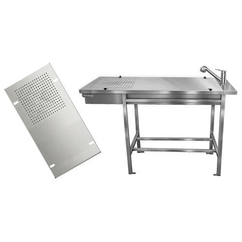 Veterinary clinic worktop - TA170030 - Vetinox - for dental laboratories / with sink / stainless steel