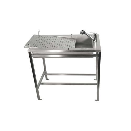 Veterinary clinic worktop - TA170050 - Vetinox - for dental laboratories / with sink