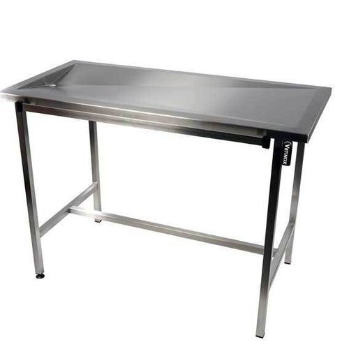 Pneumatic veterinary operating table - TA300200 - Vetinox - for small animals / V shaped pannel / 1-section