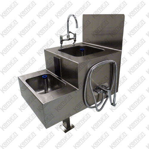 Stainless steel embalming sink - Mortuaryequipment.net