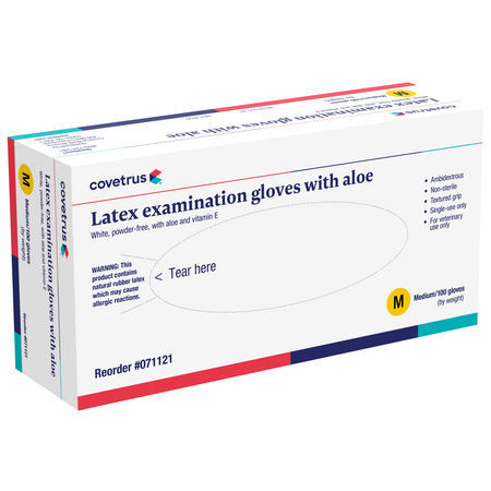 Latex gloves - 14035348  - Covetrus - examination / powder-free / XL