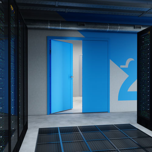 Ionizing radiation shielding door - Technica II DV - picard serrures - security / hospital / swing
