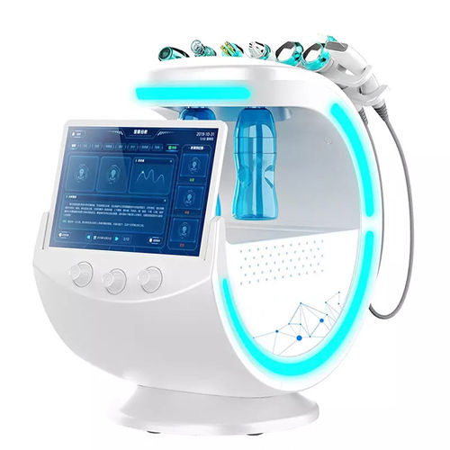 Microdermabrasion unit - smart Ice Blue 7 in 1 - Miramhoo Aesthetics - ultrasound peeling unit / oxyneedling therapy unit