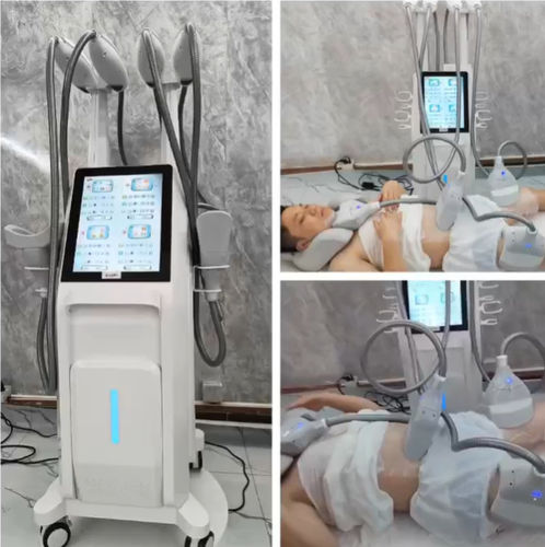 Cryolipolysis unit - 4 handle 6 cartridges Cryolipolysis-1 - Miramhoo Aesthetics - trolley-mounted