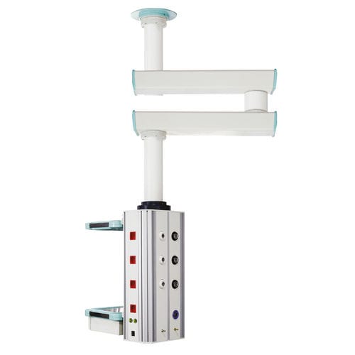 Ceiling-mounted medical pendant - PNT-PEN-C-MKL-X	 - Point Medical Gas Systems - wall-mounted / free-standing / mobile
