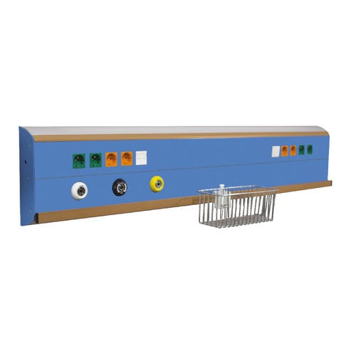 Wall-mounted bed head unit - PNT-YO-YA-CK-M-T - Point Medical Gas Systems - horizontal / modular / ceiling-mounted