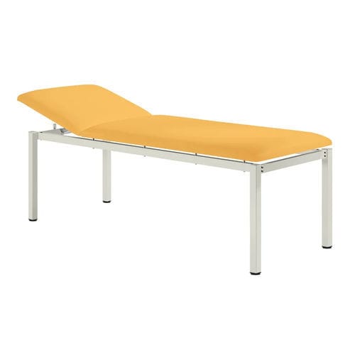 Manual examination table - HELENA Classic - SIMPEX - with adjustable backrest / 2-section / blue