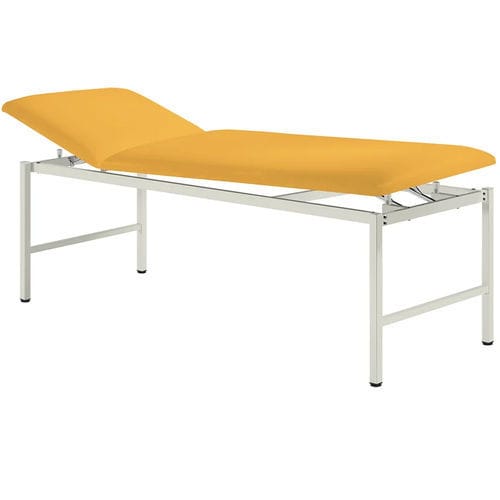 Manual examination table - MEDI-LUX Siesta - SIMPEX - with adjustable backrest / on casters / 2-section