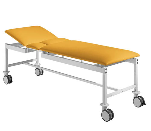Cardiology examination table - VS-CARDIO - SIMPEX - manual / with adjustable backrest / folding