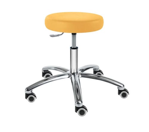 Healthcare facility stool - SELLA-MED Manus Midi - SIMPEX - height-adjustable / swivel / on casters