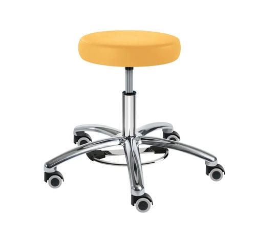 Healthcare facility stool - SELLA-MED Pedes Midi - SIMPEX - height-adjustable / swivel / on casters
