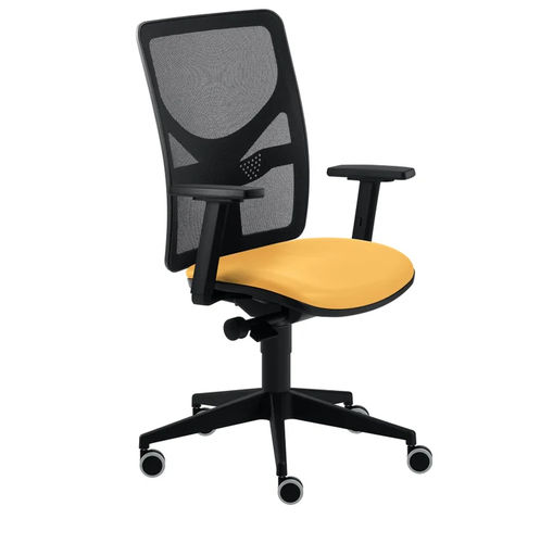 Adult chair - MEDI-STAR Luna - SIMPEX - with armrests / on casters / height-adjustable