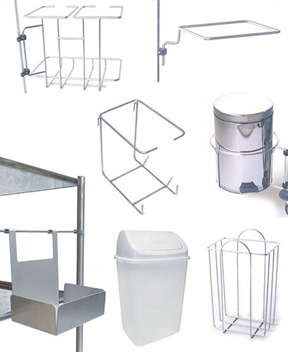 Plastic waste bin - ALT series - Altermedical - stainless steel