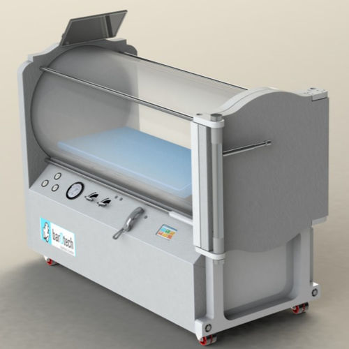 Oxygen therapy hyperbaric cabin - MONO F - Barotech - on casters / monoplace