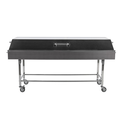 Transfer mortuary trolley - PSTG-1519 - Puresystems - manual / stainless steel