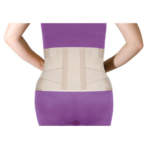 Lumbar support belt - Alfacare - adult / semi-rigid / M