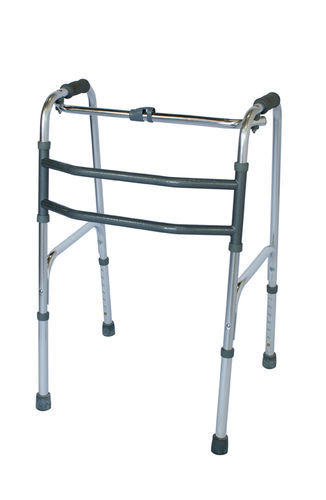 Folding mobility walker - Standard Folding Walker - Alfacare - height-adjustable