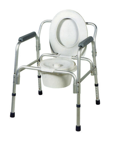 Non-slip raised toilet seat - Alfacare - height-adjustable