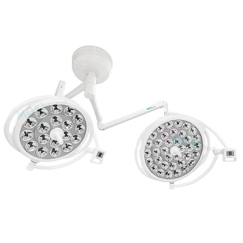 Ceiling-mounted surgical light - MGE-SL1E - Medige International Industries - LED / 2-arm / 110V / 60Hz