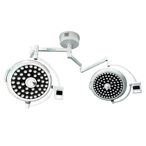 Ceiling-mounted surgical light - MGE-SL1D - Medige International Industries - LED / 2-arm / 110V / 60Hz