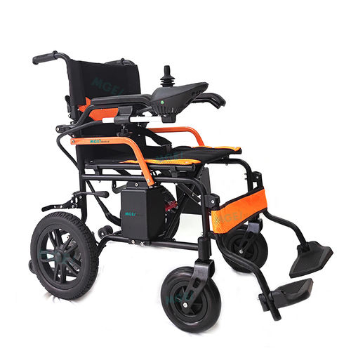 Electric wheelchair - MGE-EWM8B - Medige International Industries - outdoor / indoor / with legrest