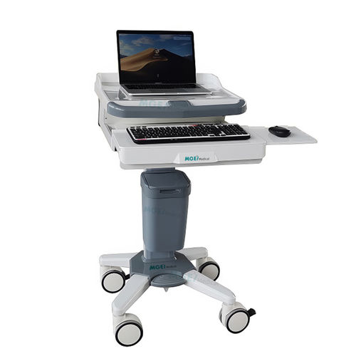 Medical computer trolley - MGE-MT8B - Medige International Industries - for laptop / secure