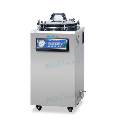 Test autoclave - MGE-SADG35 - Medige International Industries - on casters / automatic / stainless steel