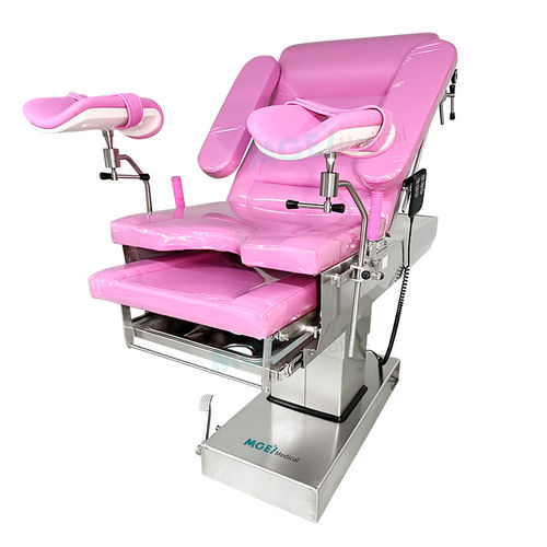 Gynecology examination table - MGE-DPA1C - Medige International Industries - for pregnant women / electric / height-adjustable