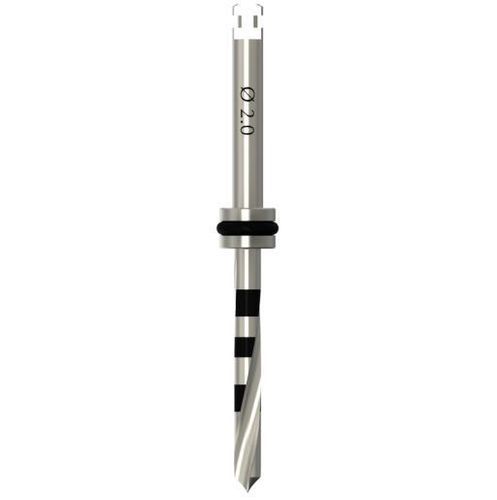 Surgery drill bit - UNIVERSE FRESA PILOTA CILINDRICA Ø2.0 - IML Swiss Dental Implants - surgical stainless steel / cylindrical / pilot