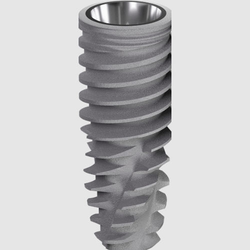 Cylindro-conical dental implant - FTK - DENTAL TECH S.R.L. - titanium / internal hexagon / tapered