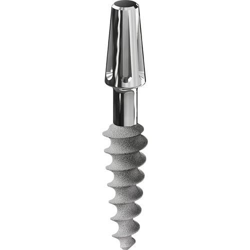 Conical dental implant - D-77 - DENTAL TECH S.R.L. - titanium / narrow / one-piece