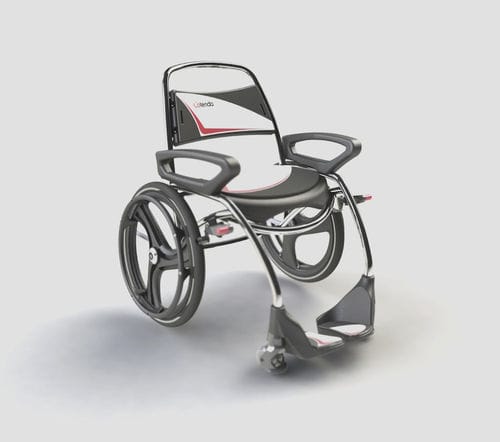 Manual wheelchair - aqua active® - Cotenda - pool / with legrest / with armrests