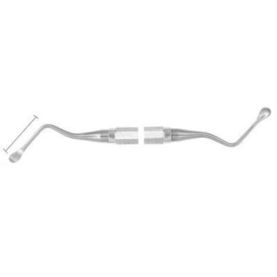 Bone curette - AE 2219 F - Arsa Enterprises - periodontal / dental / surgery