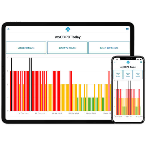 COPD mobile application - myCOPD - My mHealth - training / medical / clinical