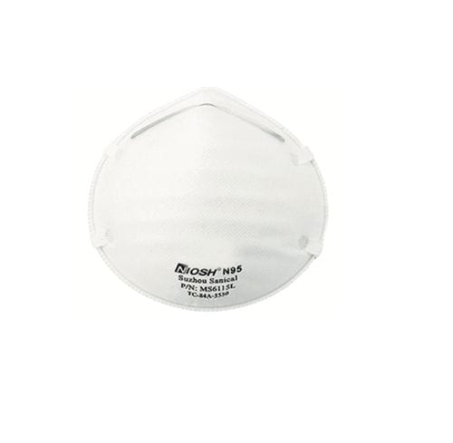 N95 respirator - MS6115L - MediVena Sp. z o.o. - latex-free / polypropylene / valveless