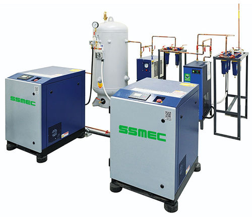 Medical air compressor - SSMEC-AS series - Samsung Medi Engineering - scroll / modular / oil-free
