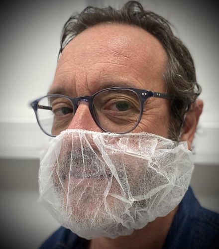Clean room beard-cover - XYHBE01-S-W - ADS Laminaire - laboratory / hospital / polypropylene